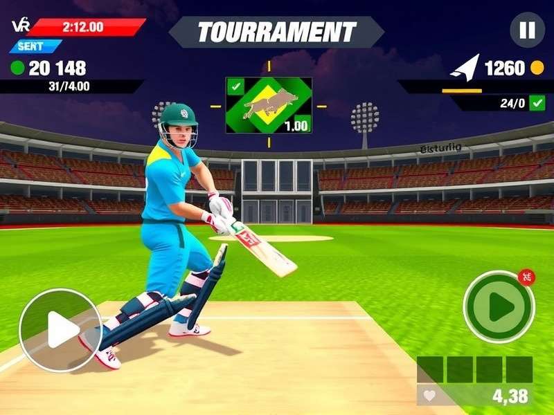 VR Cricket Legend Catcher Tournament Mode